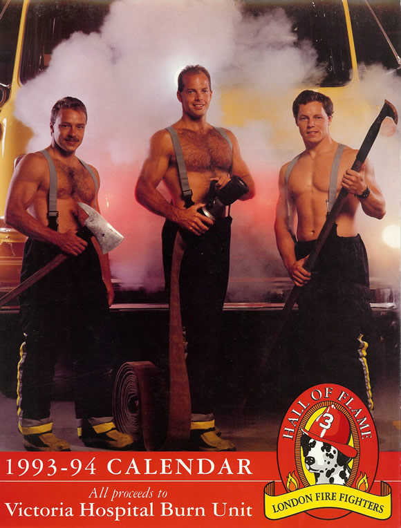 London Fire Buffs 199394 Hall of Flame Calendar