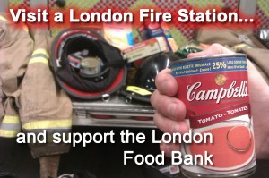 Please visit any London Fire Station to make your drop off your non-perishable food donations.