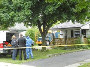 Investigators discuss a house fire that left one person dead on Manitoba Street early Monday morning (Sept. 16).