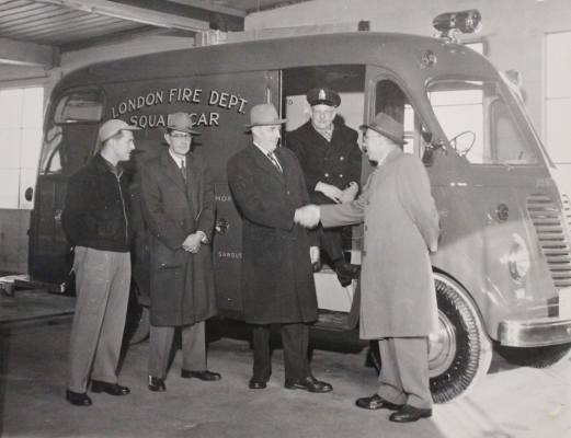 Receiving the new rescue squad