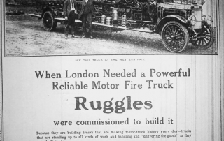 Ruggles Fire Truck advertisement