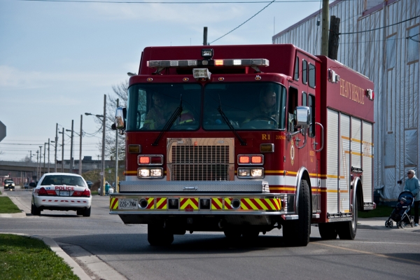 Rescue one responding to a call
