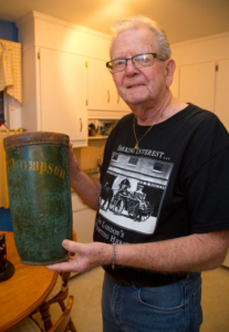 Leather pail used to carry water