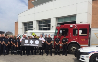 Thank you to @MLPS911 @lpsmediaoffice @LPFFA for coming today to recognize importance of peers #ivegotyourback911 #MentalHealthAwareness