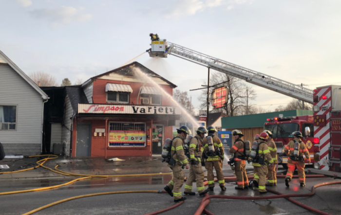 1004 Oxford St E Store Fire