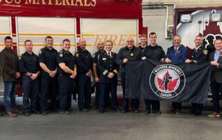 The London Fire Department announced a partnership with Wounded Warriors Canada, November 6, 2023. Photo provided by the London Fire Department.