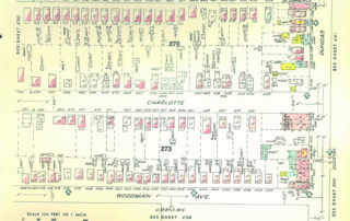 Hand drawn map of Woodman Street at Dorinda in London, ON