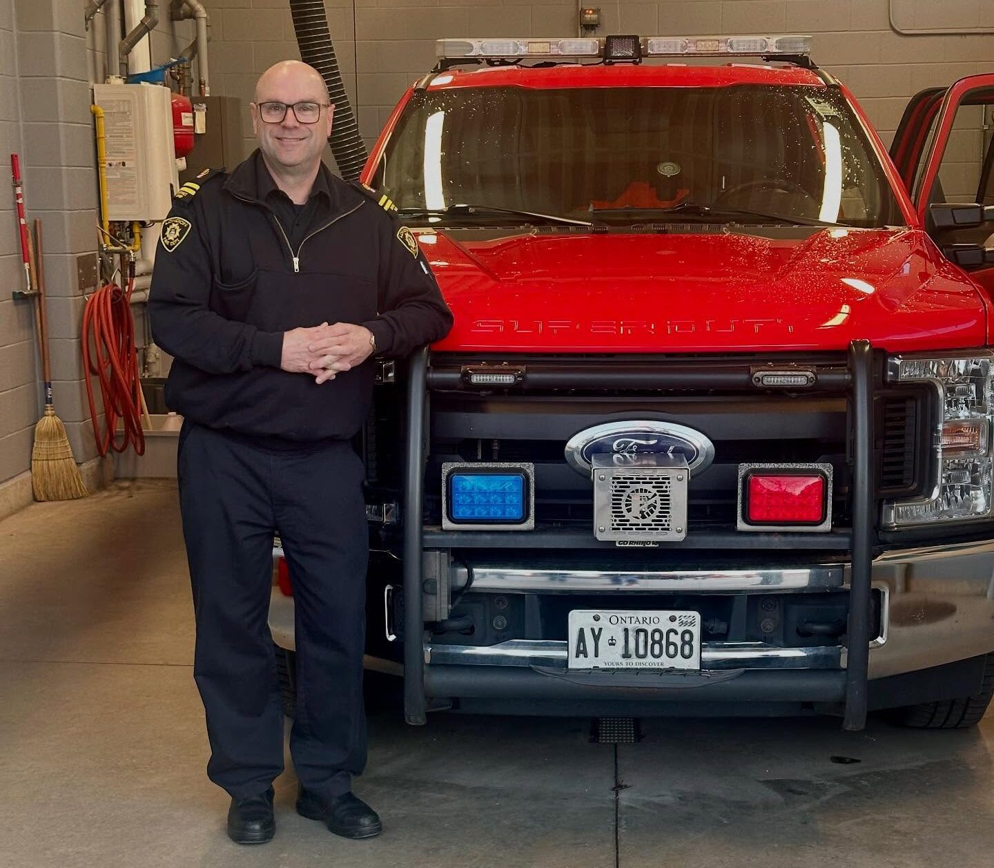 District Chief Chris Champagne retires