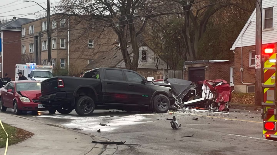 Serious crash sends two people to hospital